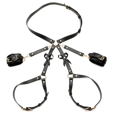 adam eve bondage|Strict Bondage Harness With Bows .